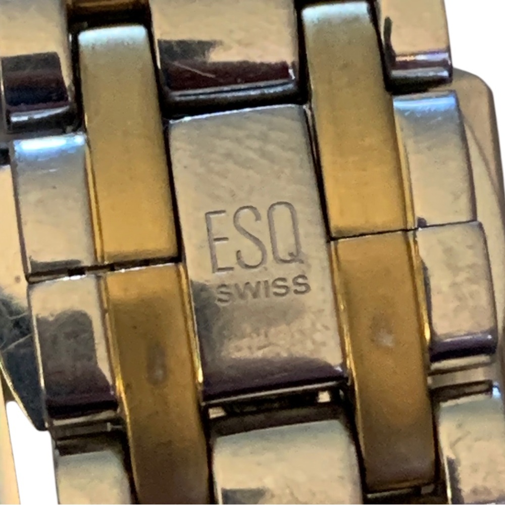 ESQ Swiss vintage Women’s watch two tone gold and silver - Picture 9 of 10